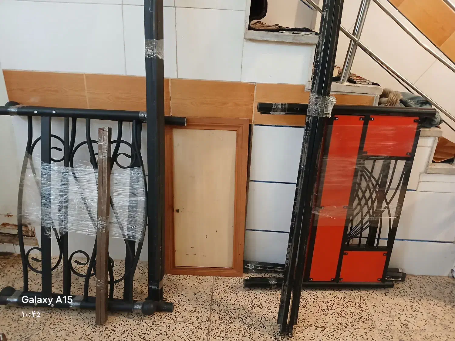 4عددتخت یک نفره فلزی محکم|تخت و سرویس خواب|اقبالیه, |دیوار