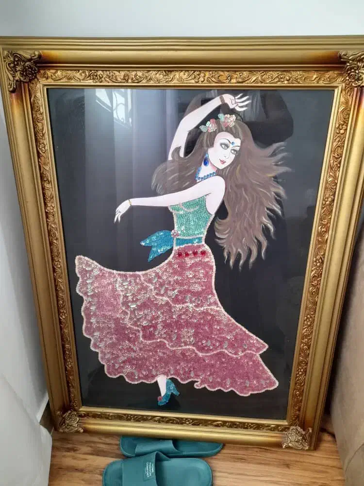 تابلو گوبلن کاری بزرگ|تابلو، نقاشی، عکس|رشت, آزادگان|دیوار