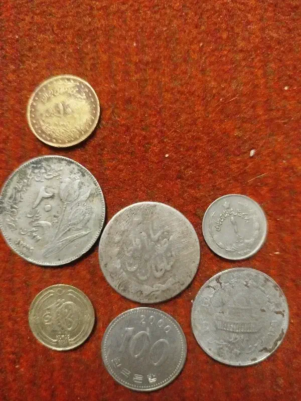 سکه قدیمی|کلکسیون سکه، تمبر، اسکناس|خوی, |دیوار