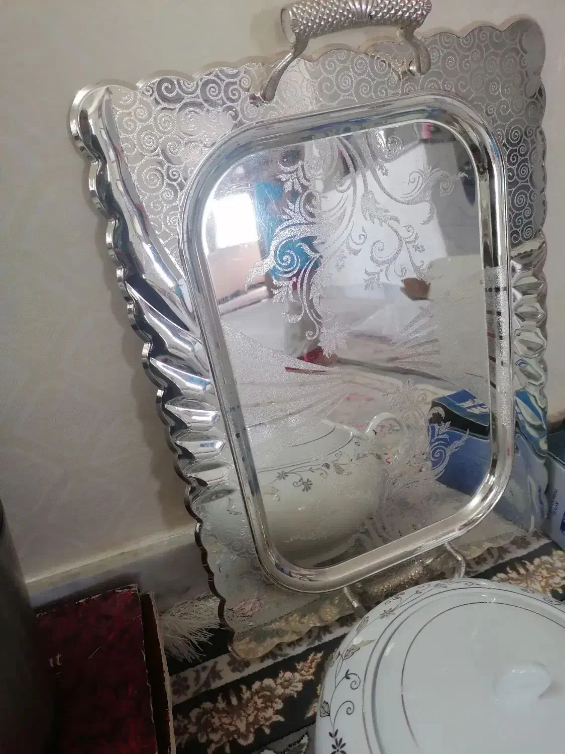 سفله خوری نونو، ۹۵۰|ظروف سرو و پذیرایی|بروجرد, |دیوار