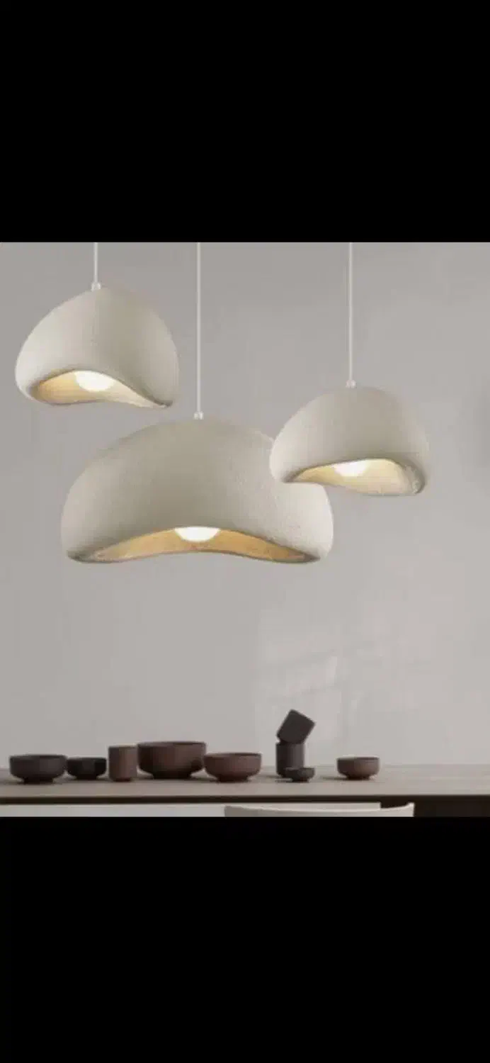 لوستر راگبل و قاب آینه پاپیه ماشه|لوستر و چراغ آویز|رزن, |دیوار