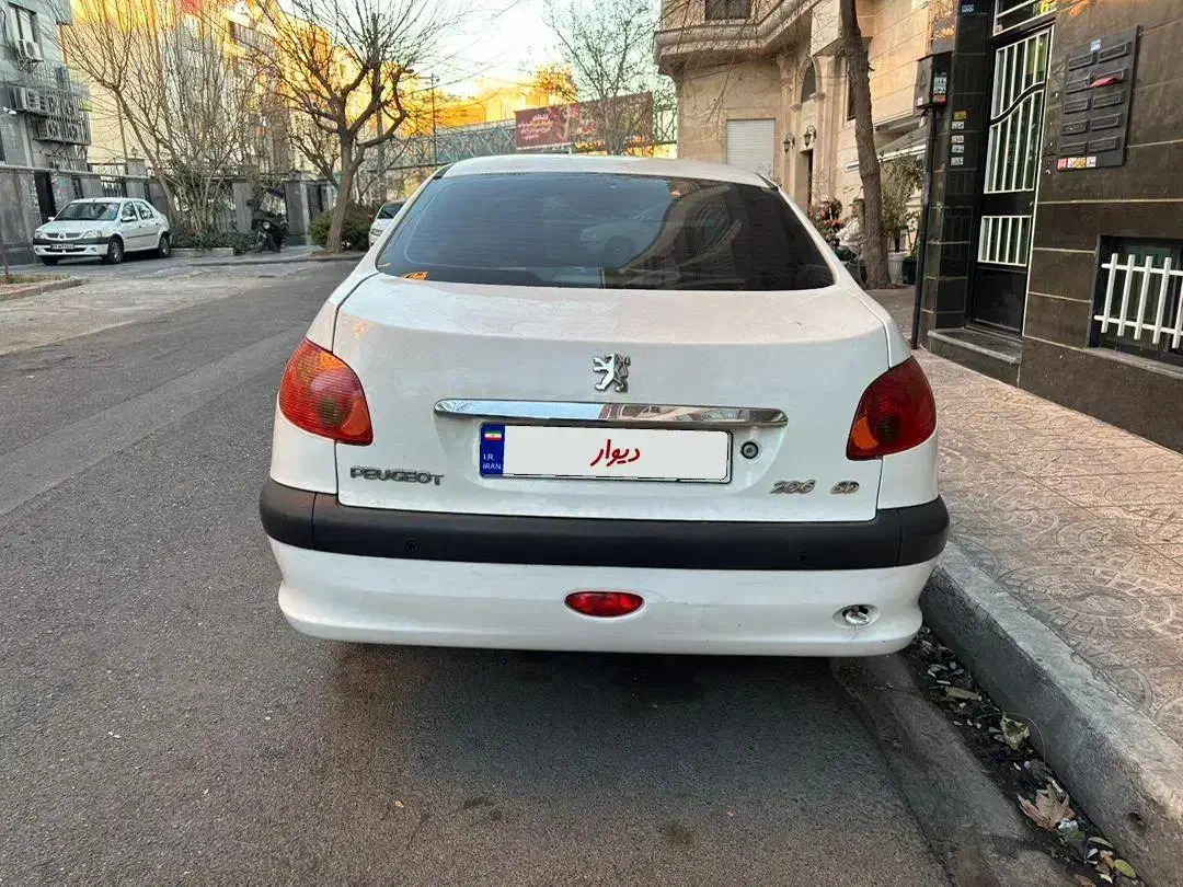 206 sd 93|خودرو سواری و وانت|تهران, سازمان برنامه شمالی|دیوار