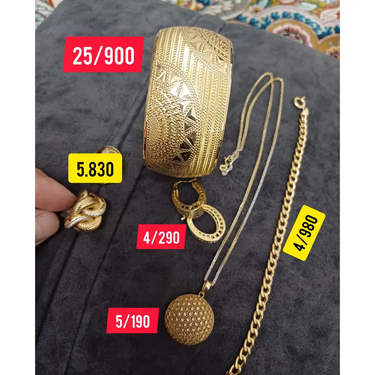 طلا 50 گرم همه با فاکتور|جواهرات|کرج, باغستان|دیوار