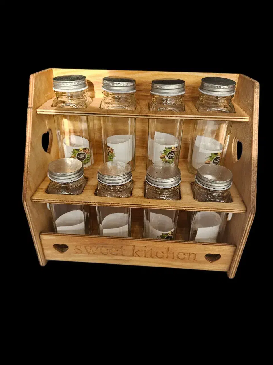 شیشه های ادویه مکارتی|ظروف نگهدارنده، پلاستیکی، یک‌بارمصرف|قزوین, |دیوار