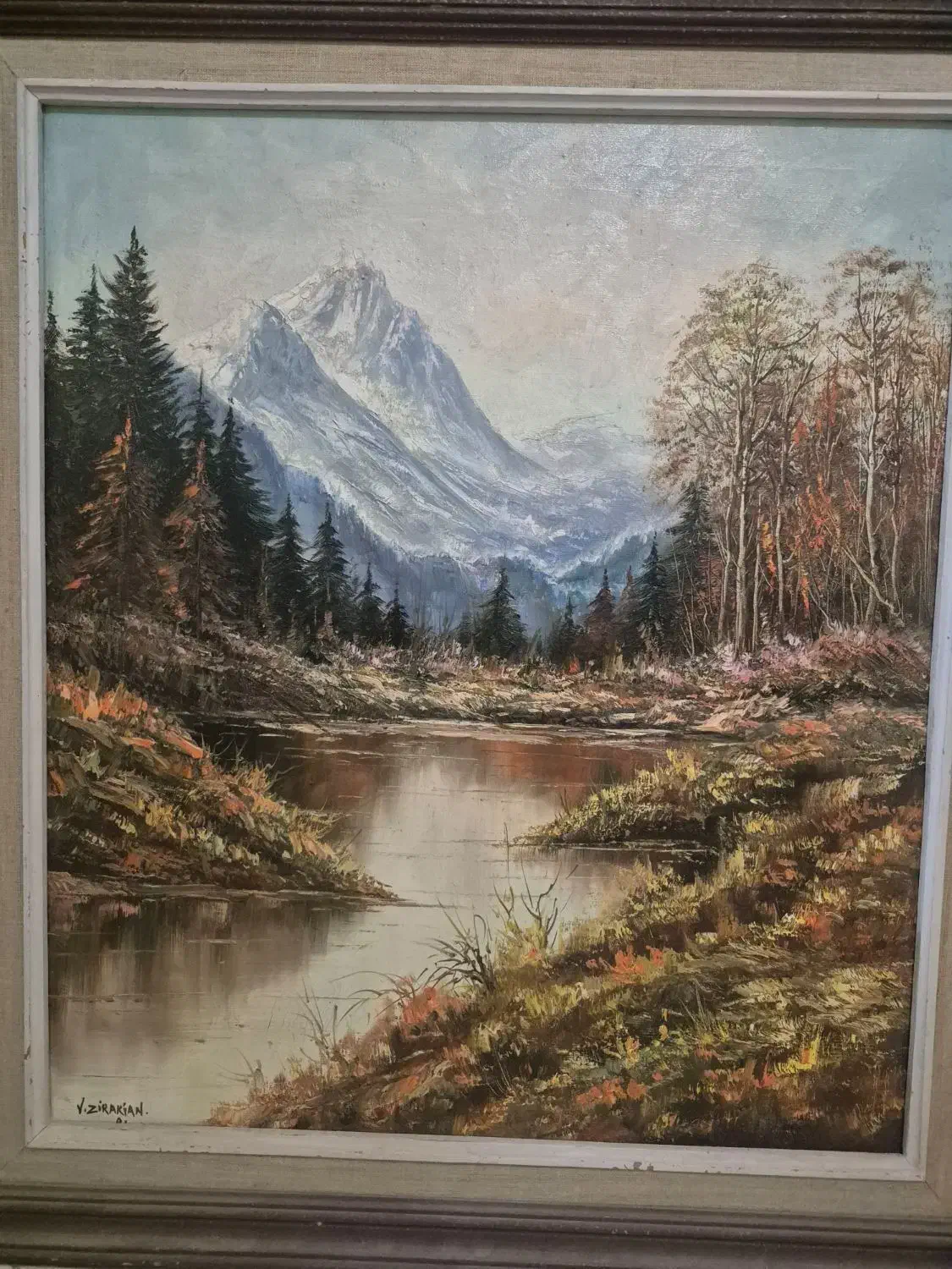 تابلو رنگ روغن قدیمی|تابلو، نقاشی، عکس|تهران, ترمینال غرب|دیوار