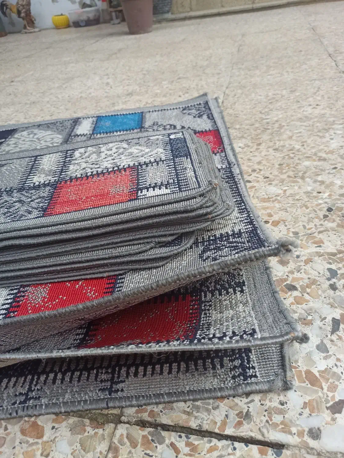 گلیم راه پله|گلیم، جاجیم، گبه|رضوانشهر, |دیوار