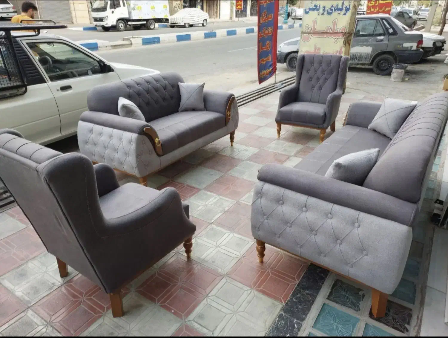 مبل راحتی چستر جاسمین کد ۰۰۵۵|مبلمان خانگی و میز عسلی|اسلام‌شهر, شهرک مفیدی|دیوار