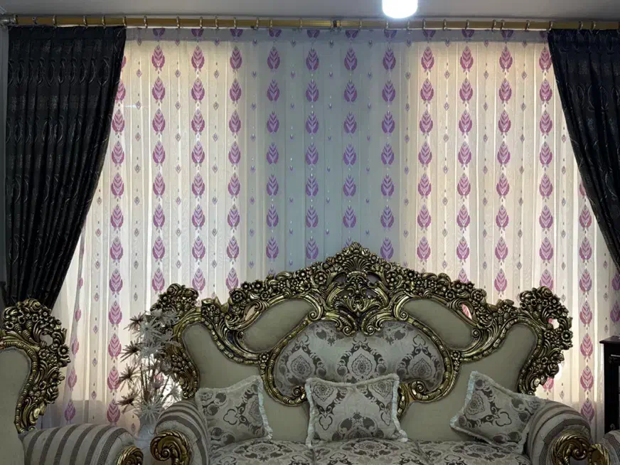 پرده 4.5متری|پرده، رانر، رومیزی|ایوان, |دیوار