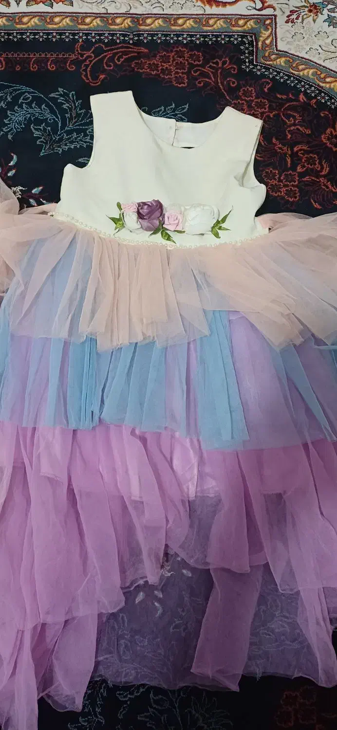 ۲ عدد لباس مجلسی سالم|کفش و لباس بچه|گرمدره, |دیوار