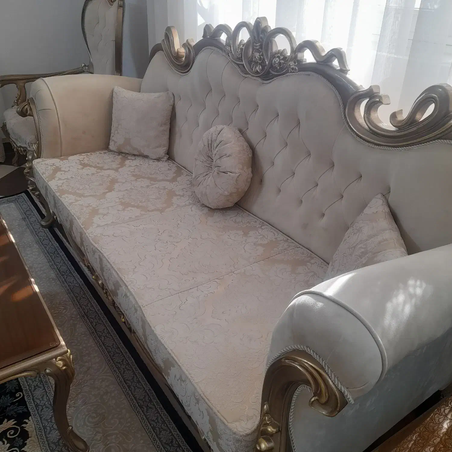 مبل تمیز و درحد نو|مبلمان خانگی و میز عسلی|معصومیه, |دیوار