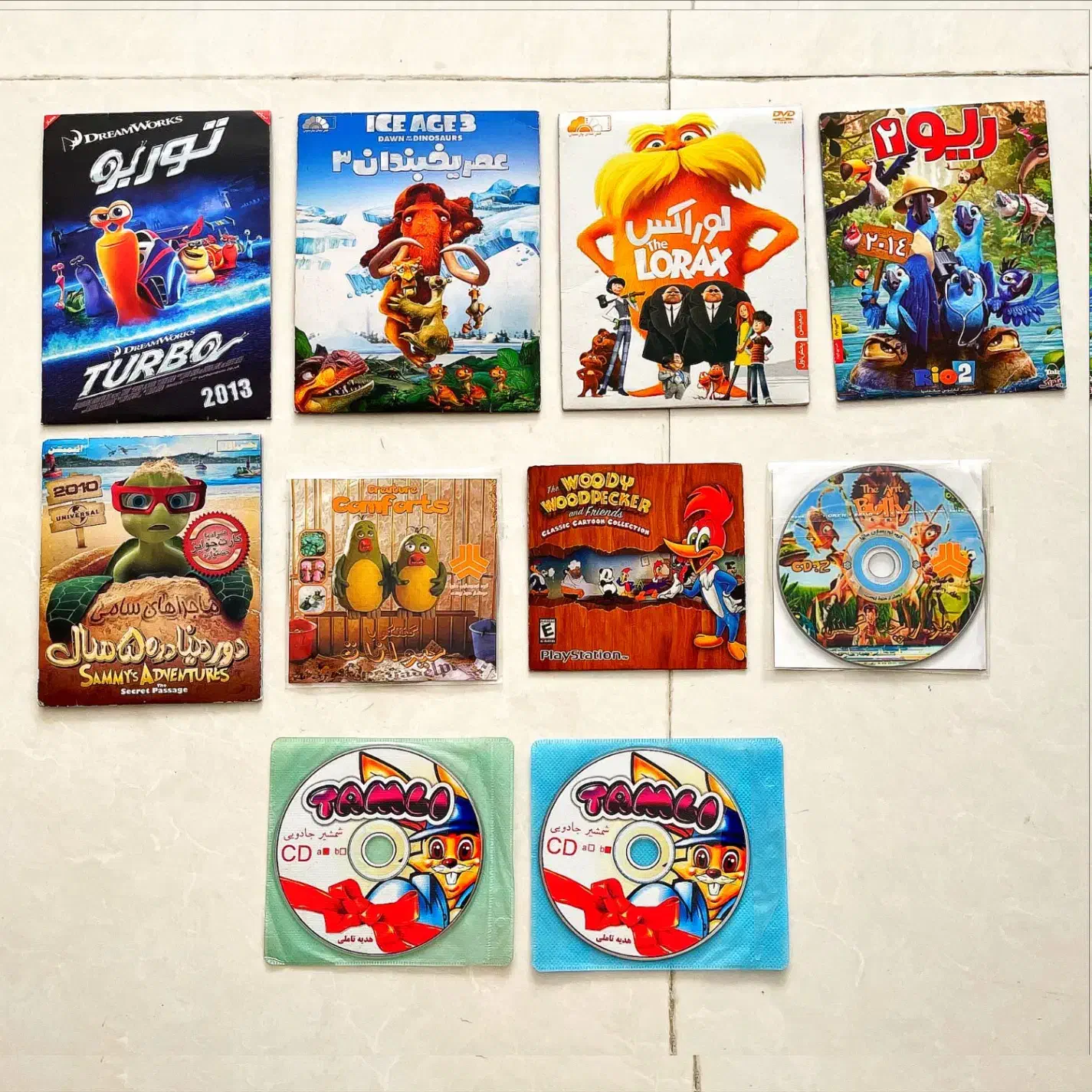 تعدادی CDهای (فیلم خارجی و ایرانی و ترانه و کارتن)|فیلم و موسیقی|تهران, تهرانویلا|دیوار