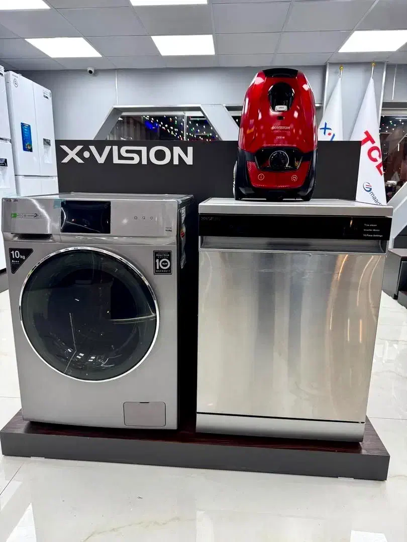ماشین لباسشویی 10 کیلو ایکس ویژن مدل TV102-ASD|ماشین لباسشویی و خشککن لباس|تهران, امانیه|دیوار