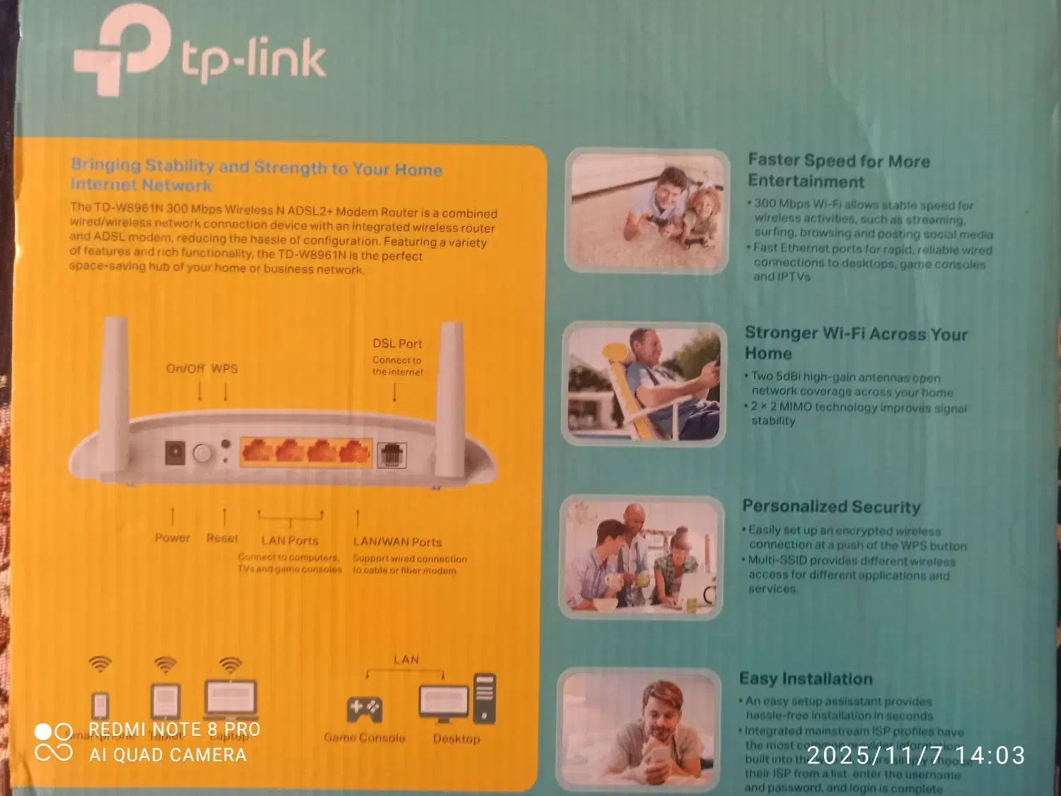 مودم   tp-link    8961|مودم و تجهیزات شبکه|محمدیه-قزوین, |دیوار