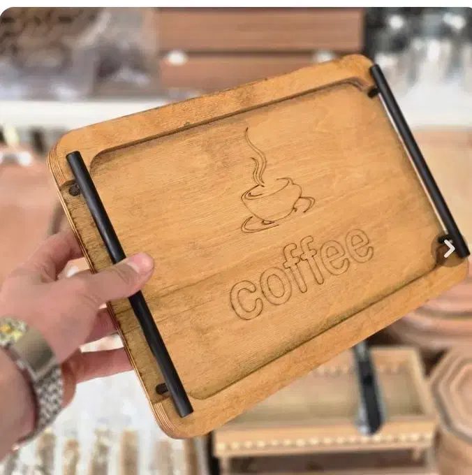 سینی چوبی|ظروف سرو و پذیرایی|جونقان, |دیوار