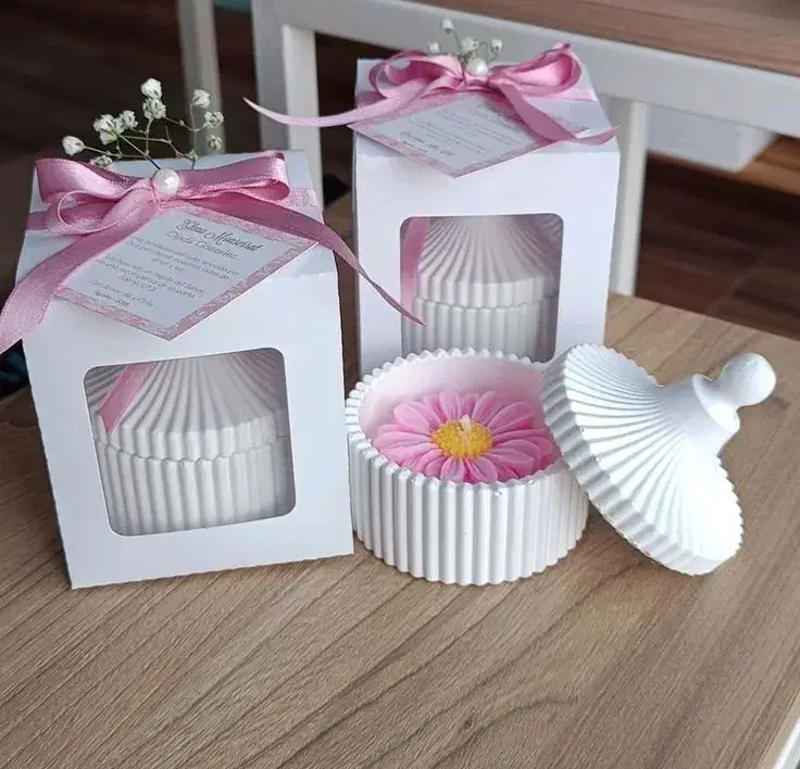 گیفت شمع باکس گل|صنایع دستی و سایر لوازم تزئینی|مشهد, رضاشهر|دیوار