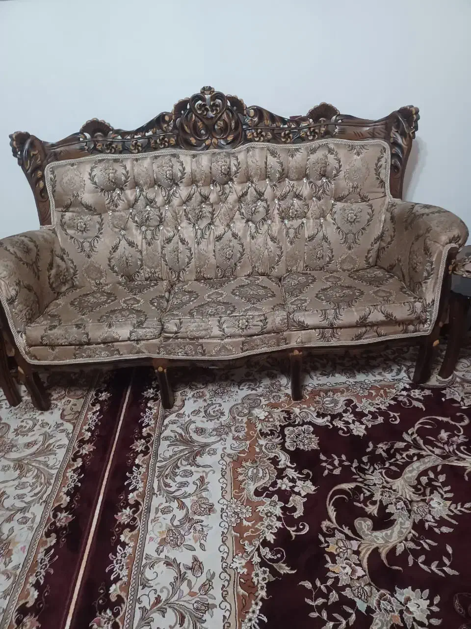 موبل کلاسیک ۸ نفره|مبلمان خانگی و میز عسلی|آمل, |دیوار