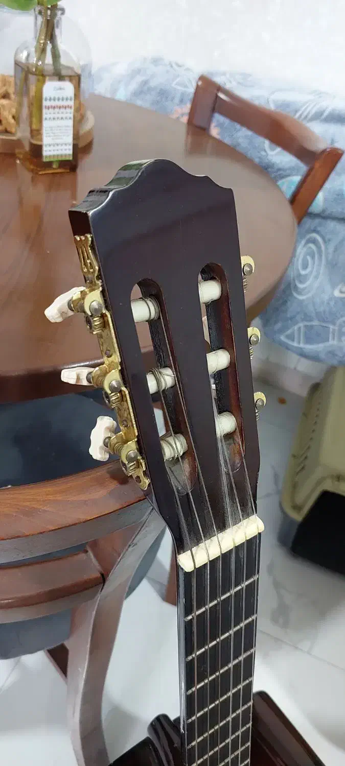 گیتار با کتاب و کیف|گیتار، بیس، امپلیفایر|لاهیجان, شیشه گران|دیوار