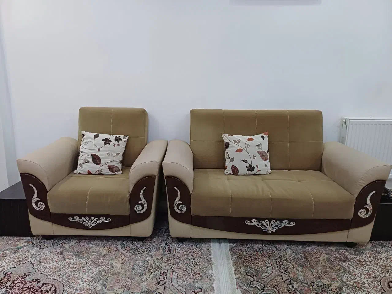 مبلمان هفت نفره|مبلمان خانگی و میز عسلی|مهاباد (آذربایجان غربی), |دیوار