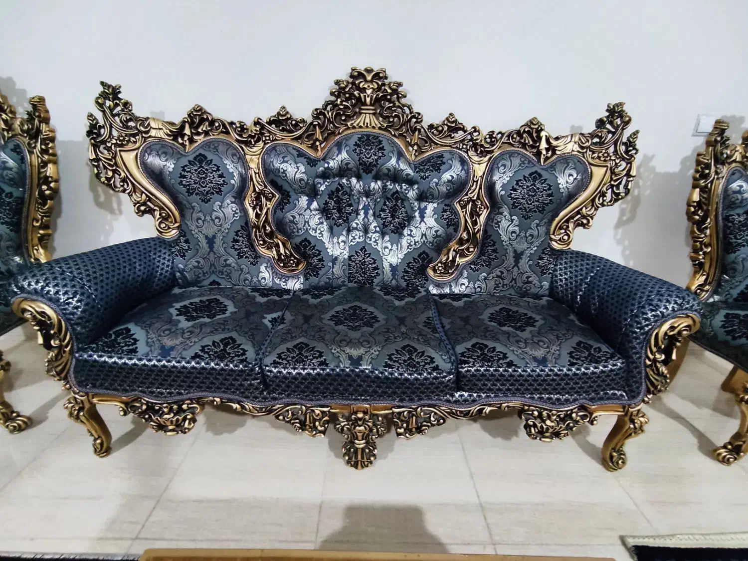 مبل سلطنتی|مبلمان خانگی و میز عسلی|سنندج, |دیوار