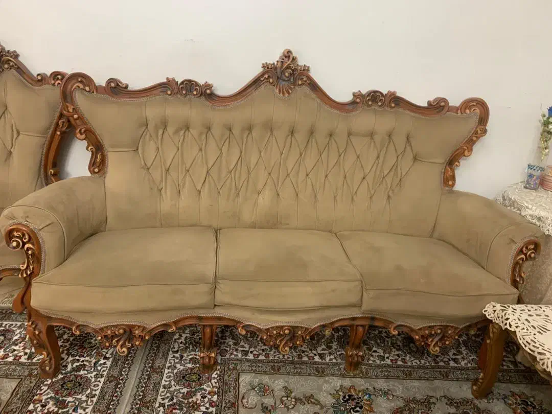 مبل ۹ نفره استیل|مبلمان خانگی و میز عسلی|تهران, یافتآباد|دیوار