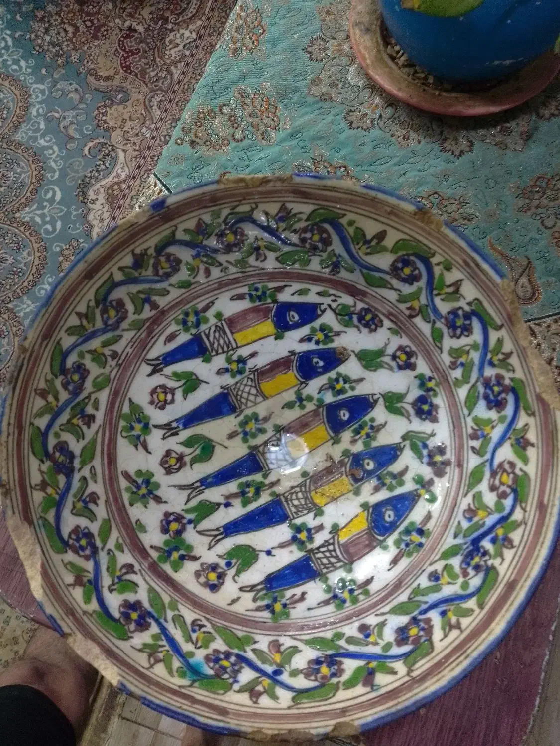 باسلام کاسه قدیمی|کلکسیون اشیاء عتیقه|فردوس (خراسان), |دیوار