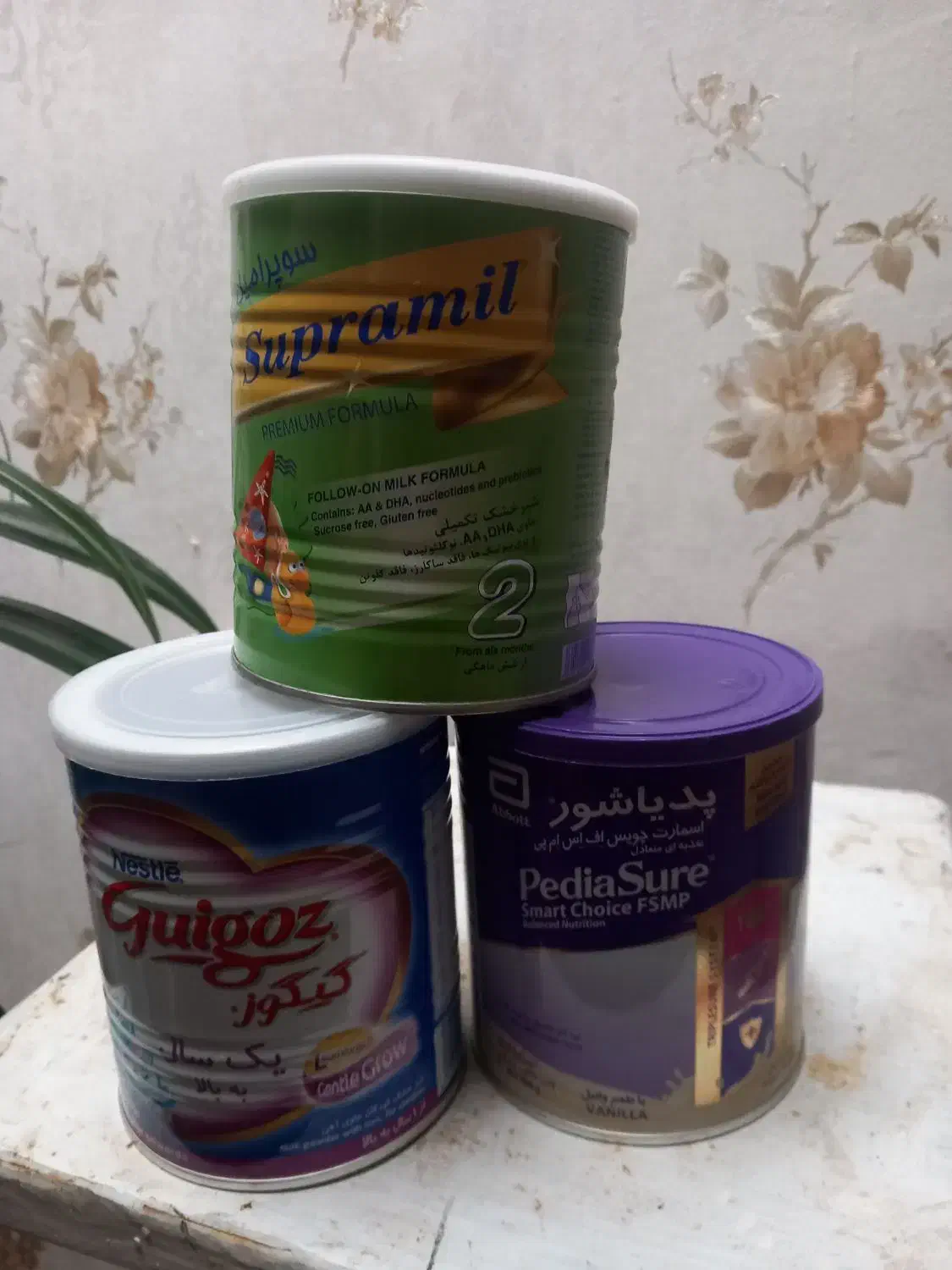 قوطی شیرخشک|ظروف نگهدارنده، پلاستیکی، یک‌بارمصرف|نیشابور, گنبد سبز|دیوار