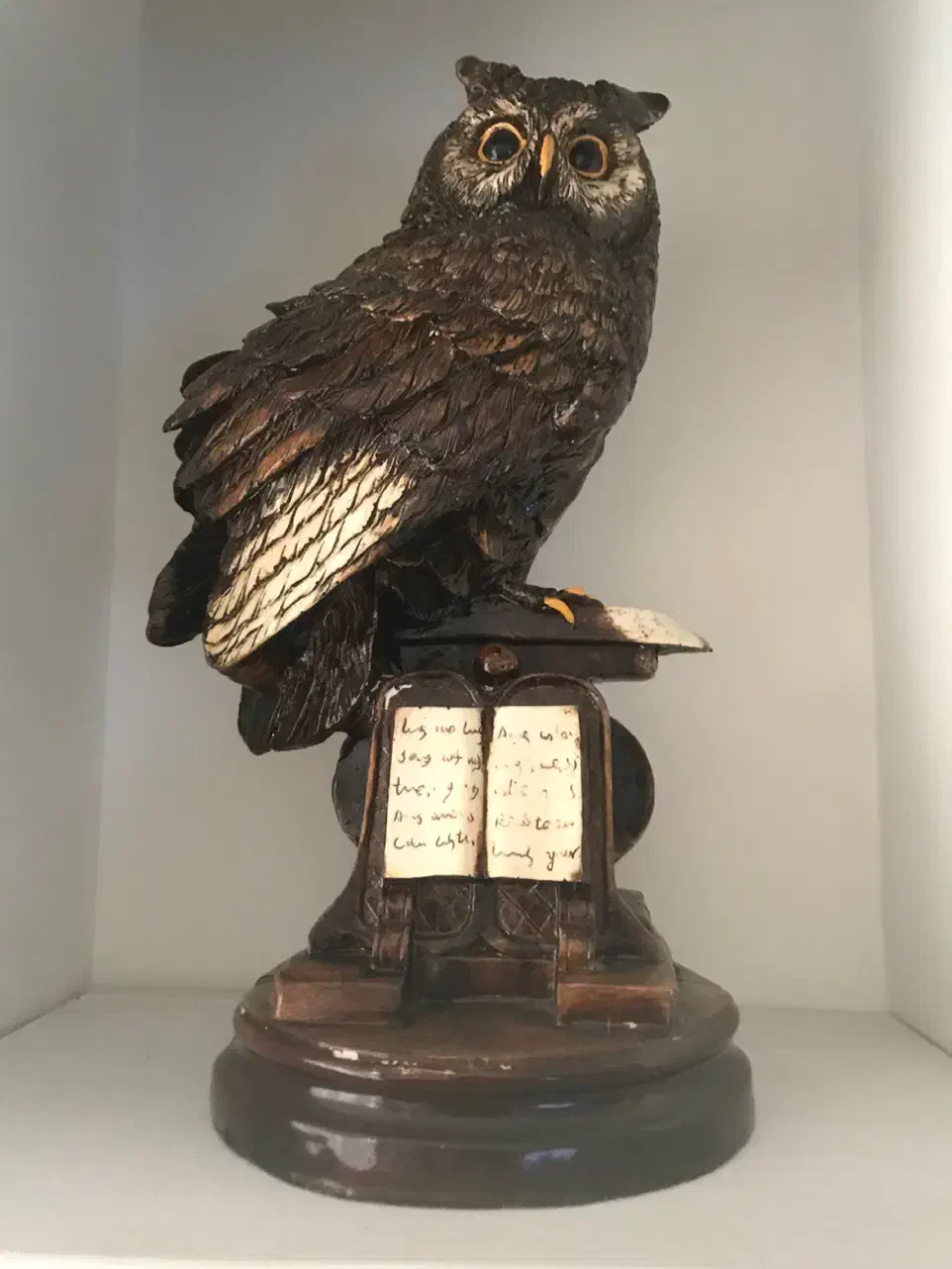 مجسمه جغد دانا|مجسمه، تندیس، ماکت|ساری, |دیوار