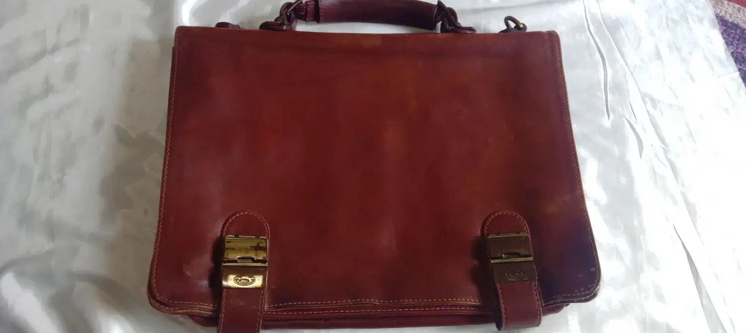 دوتا کیف چرم خالص|کیف، کفش، کمربند|امیدیه, |دیوار