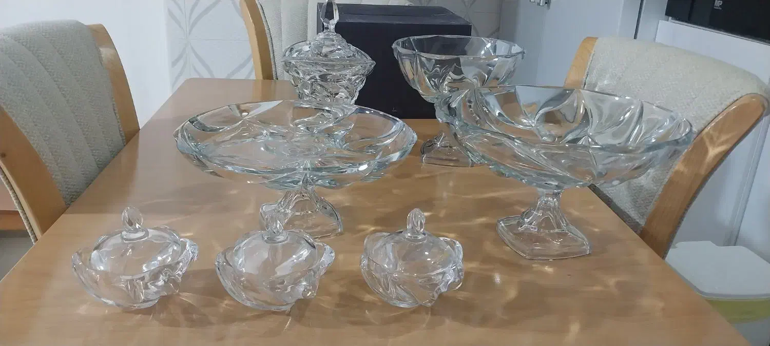 ست پذیرایی کریستال نو|ظروف سرو و پذیرایی|ایلام, |دیوار