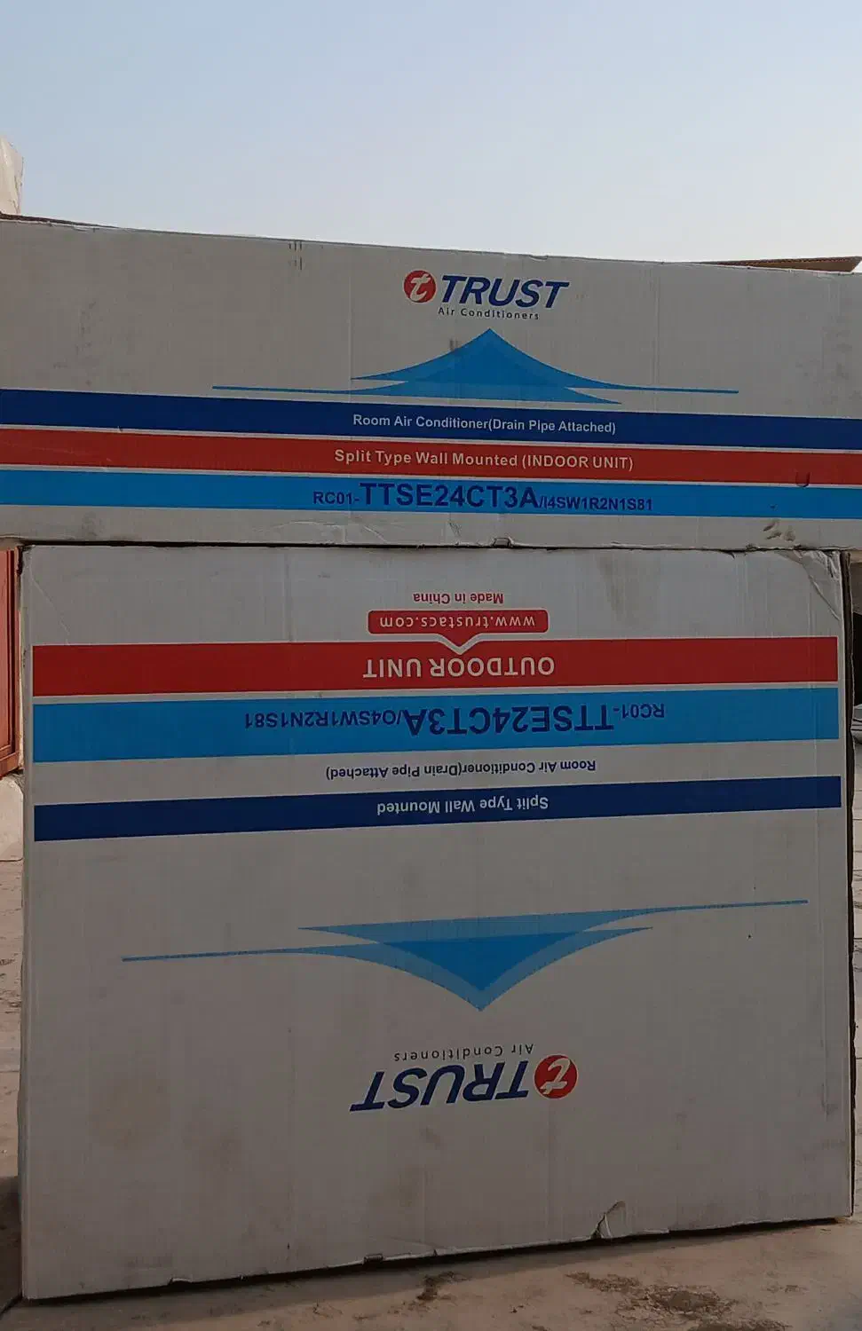 کارتُن خالی کولر ۲۴ هزار تراست|ابزارآلات|دزفول, |دیوار