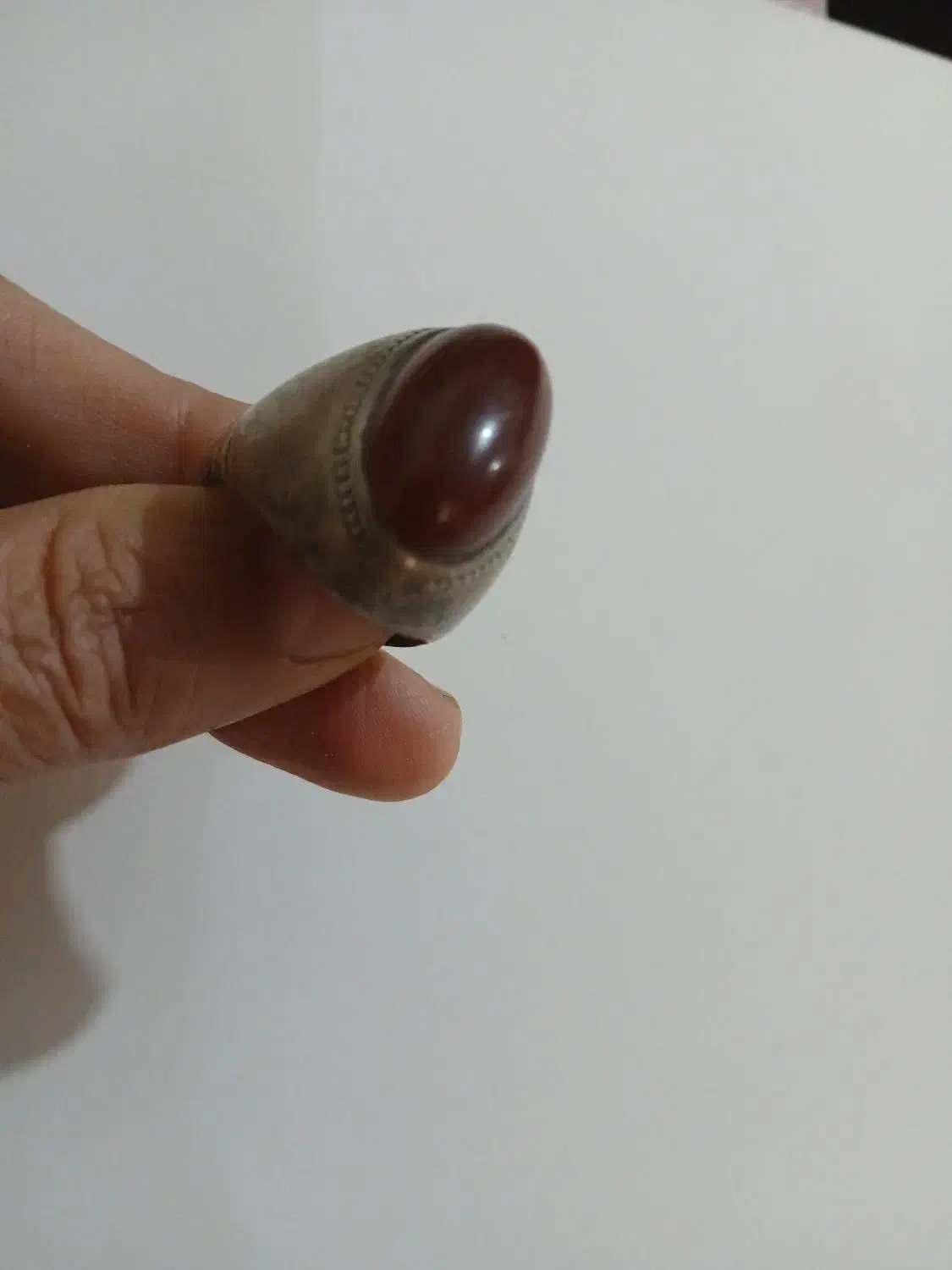 انگشتر نقره عقیق مردونه قدیمی|جواهرات|مشهد, چهارچشمه|دیوار