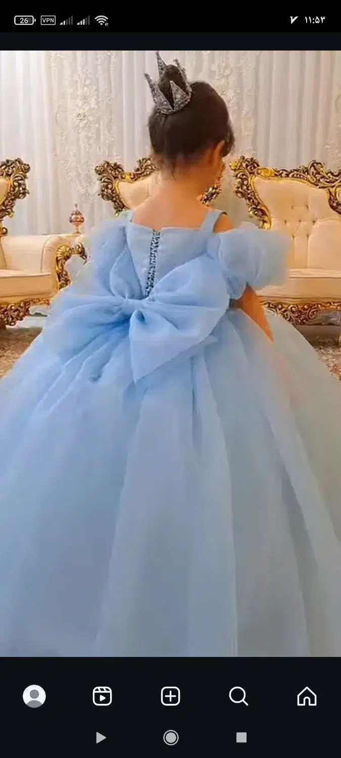 لباس عروس فقط و فقط ۸۰۰|کفش و لباس بچه|بهبهان, |دیوار