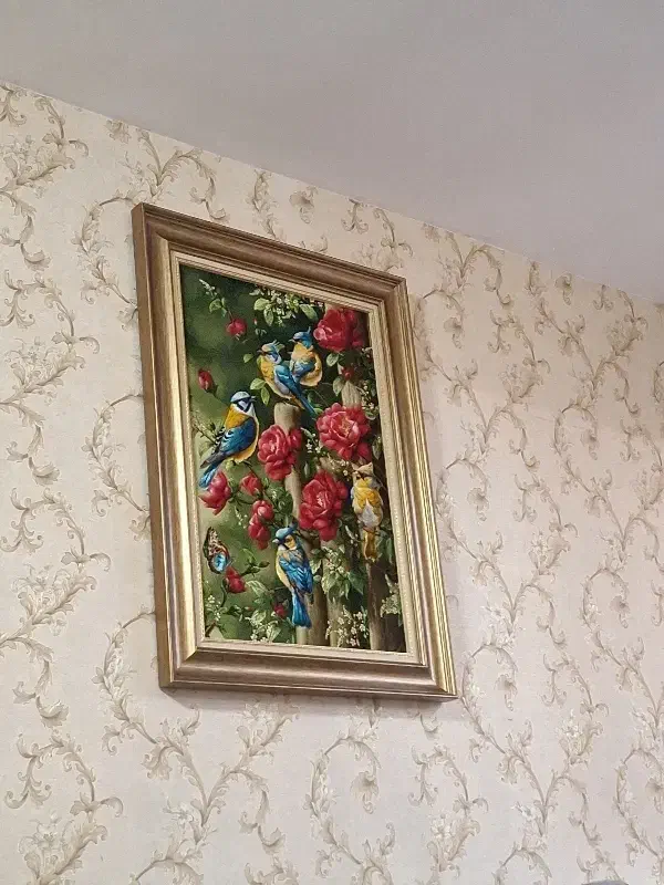 تابلو فرش باغ پرندگان|تابلو فرش|شیراز, بریجستون|دیوار