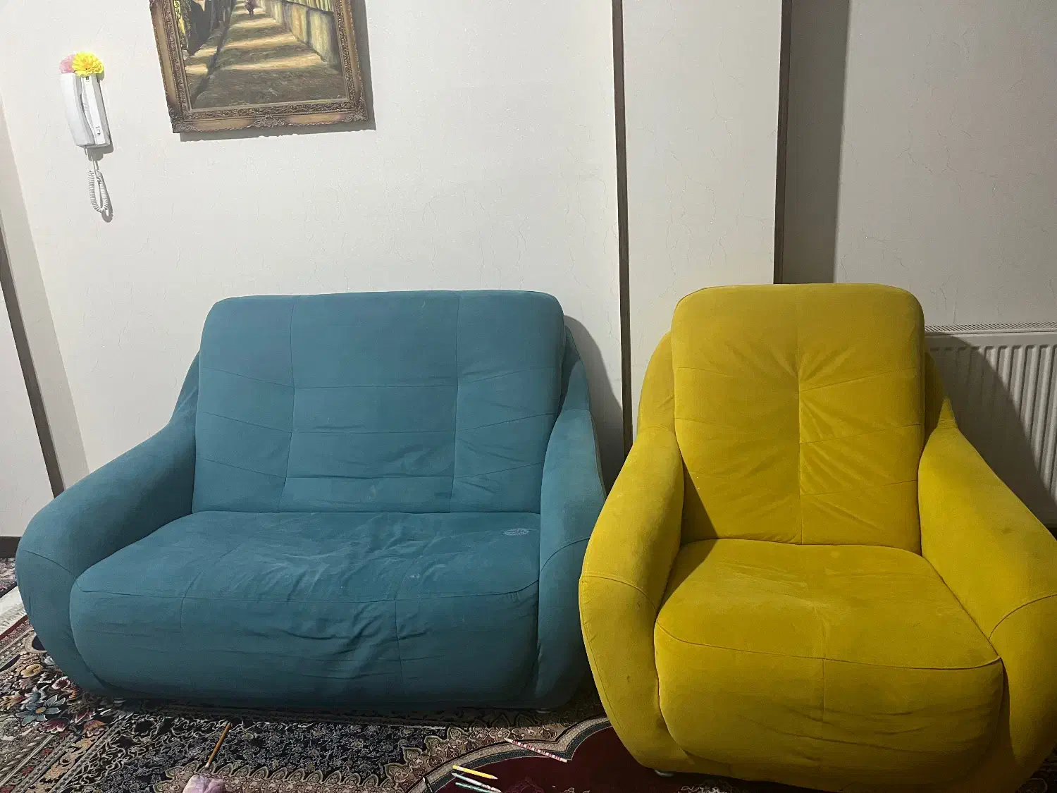 مبلمان هفت نفره|مبلمان خانگی و میز عسلی|محمدشهر, شهرک پیام (مهرالبرز)|دیوار