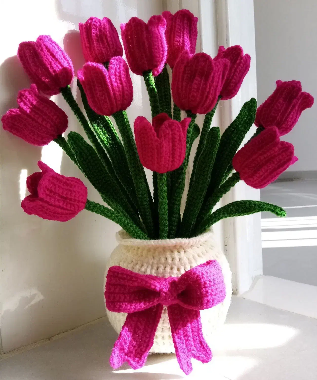 عروسک بافتنی دستبافت|صنایع دستی و سایر لوازم تزئینی|بروجن, |دیوار