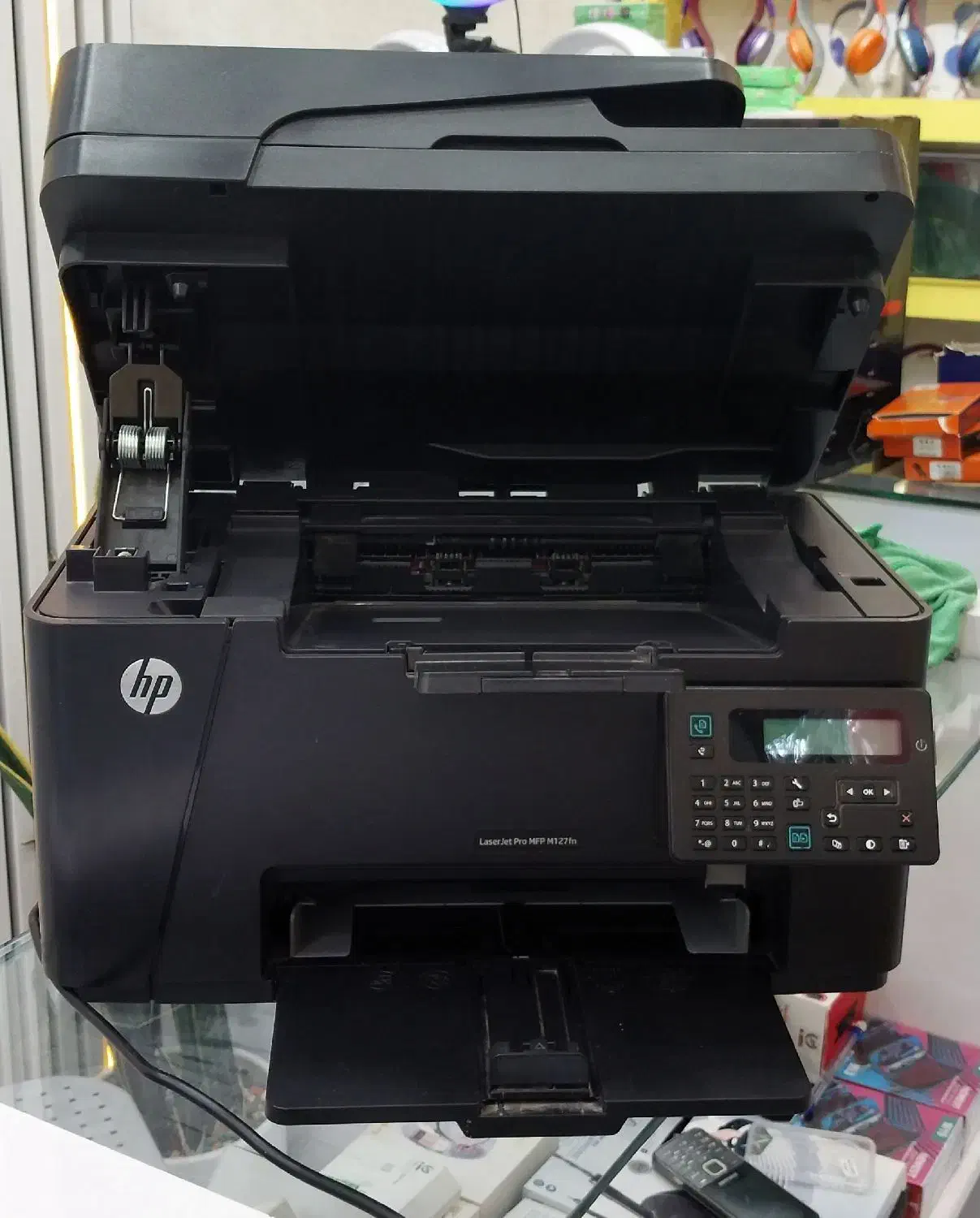 پرینتر چهارکارهHP M127fn|پرینتر، اسکنر، کپی، فکس|جیرفت, |دیوار
