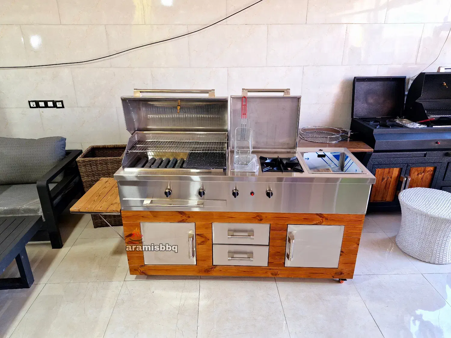 باربیکیو تمام استیل 304 در ابعاد مختلف|اجاق گاز و لوازم برقی پختوپز|تهران, مطهری|دیوار