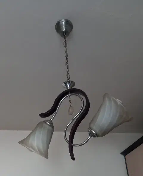 لوستر دو لامپ|لوستر و چراغ آویز|تهران, شهرک رضویه|دیوار