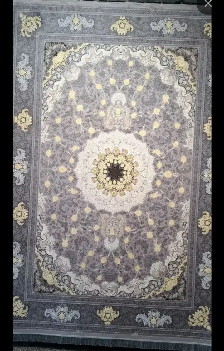فرش 9متری نو|فرش|گل تپه, |دیوار