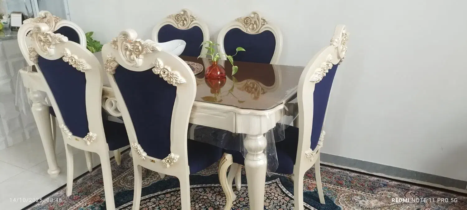 میز غذاخوری 6نفره|میز و صندلی غذاخوری|نکا, |دیوار