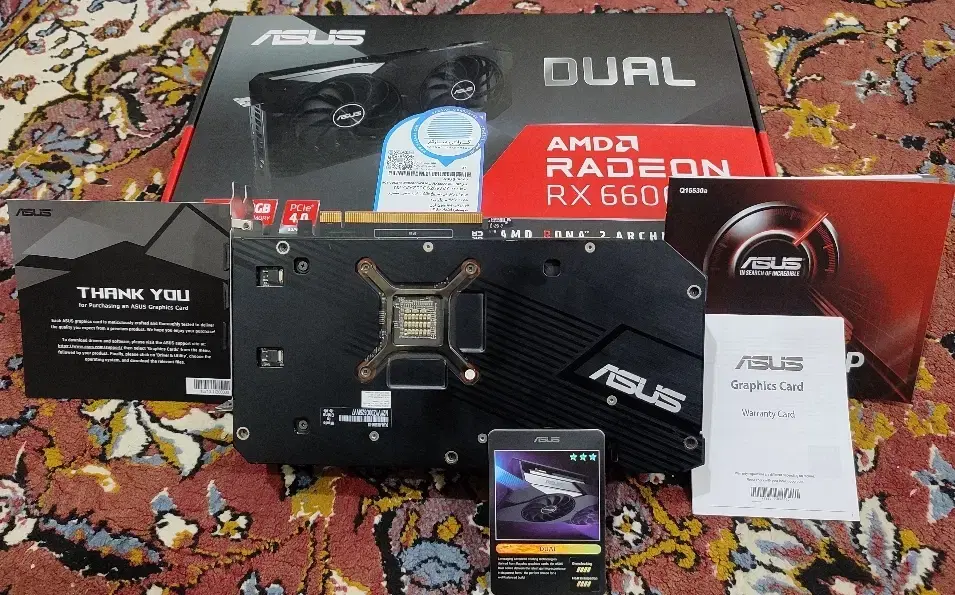 کارت گرافیک rx6600 8G ، پاور600وات کولرمستر|قطعات و لوازم جانبی رایانه|اهواز, شهدای انتظامی|دیوار