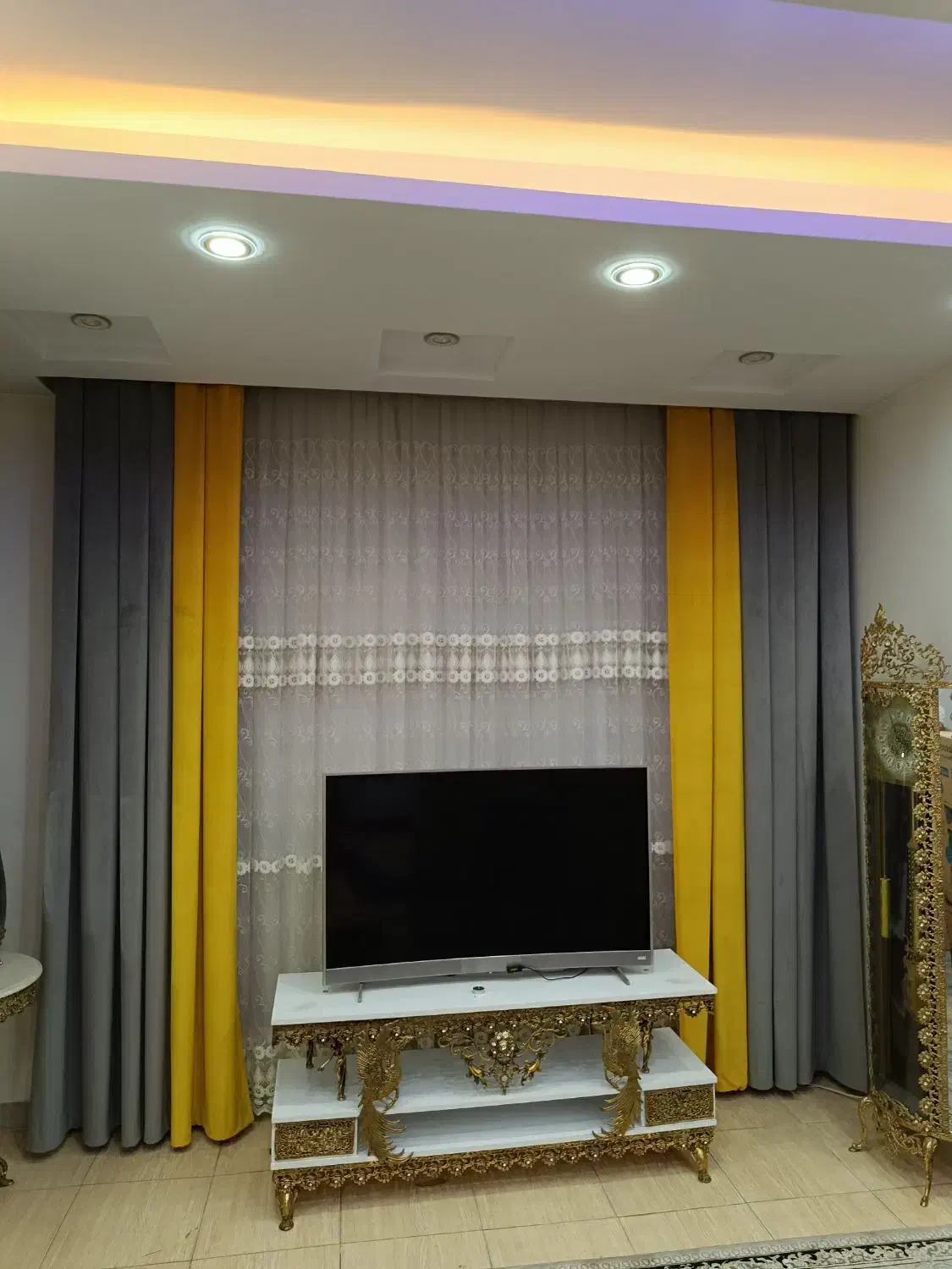 دوتا کناره ی و پرده|پرده، رانر، رومیزی|صباشهر, |دیوار