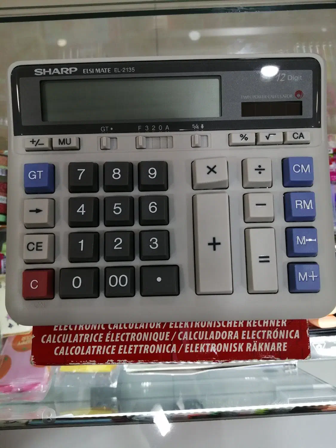 ماشین حساب 12 رقمی شارپ EL. 2135|لوازم التحریر|شیراز, شهرک ایثار|دیوار