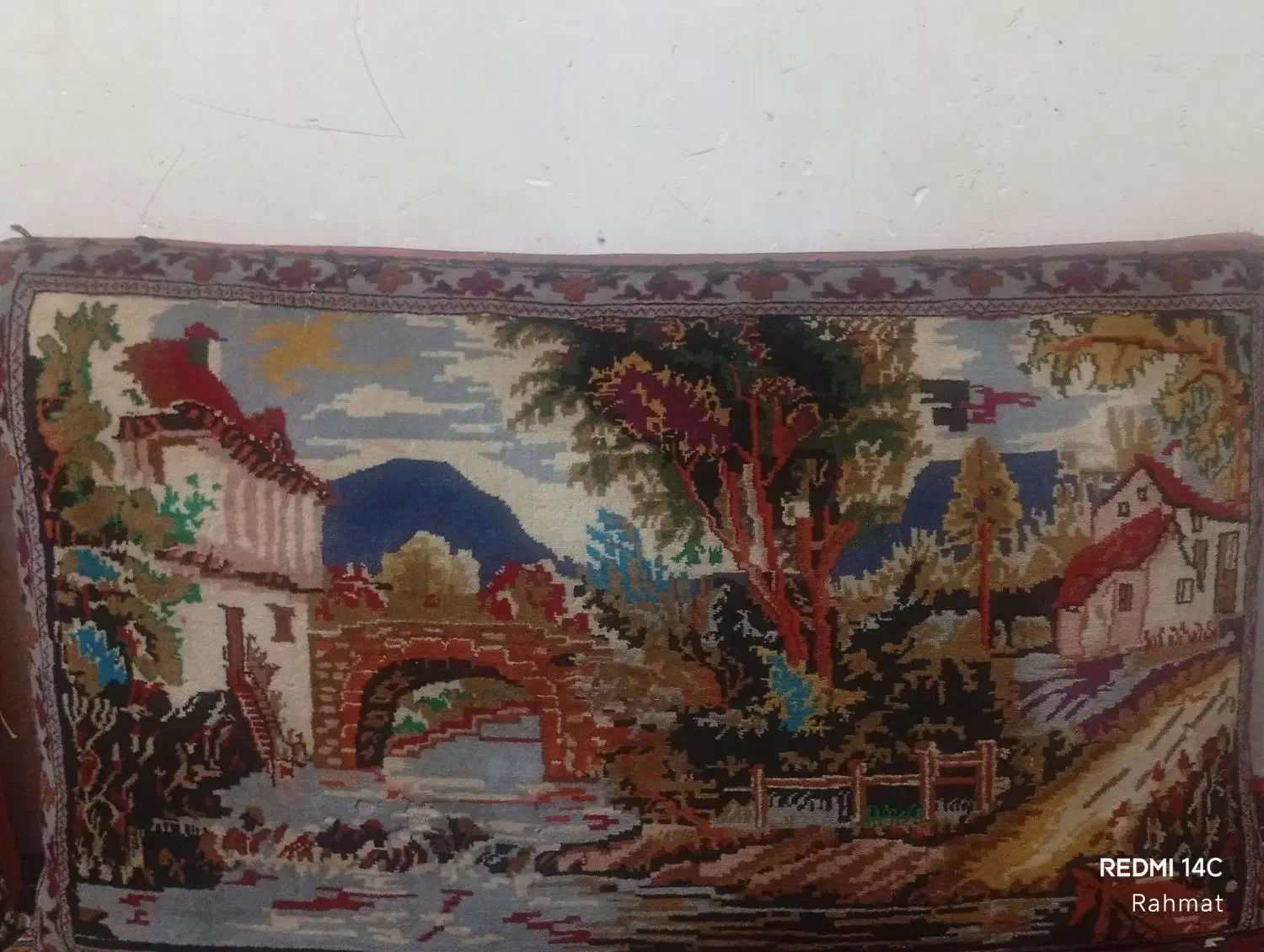 پشنی دست باف|پشتی|تربت جام, اسماعیل آباد|دیوار