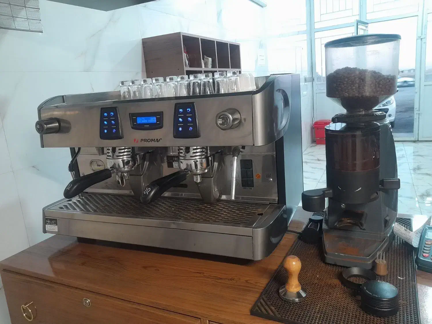 دستگاه قهوه ساز صنعتی مدل ۲۰۲۰ و آسیاب|سماور، چای‌ساز، قهوه‌ساز|بهار, |دیوار