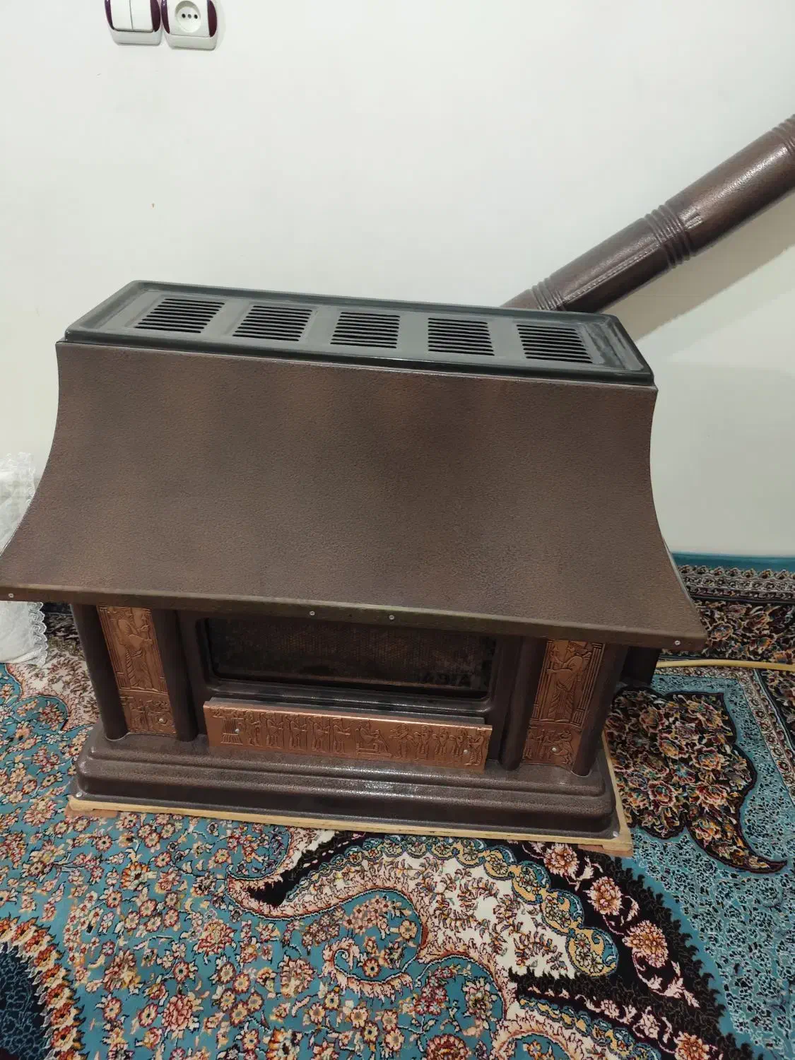 بخاری شومینه ای نو|بخاری، هیتر، شومینه|مشهد, کارمندان دوم|دیوار