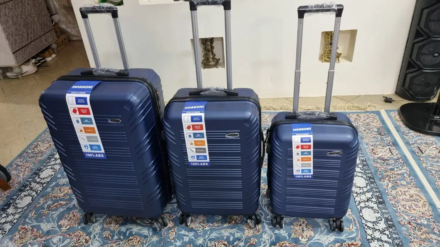 ست ۳ عددی چمدان برند هاسونی|کیف، کفش، کمربند|گرگان, |دیوار