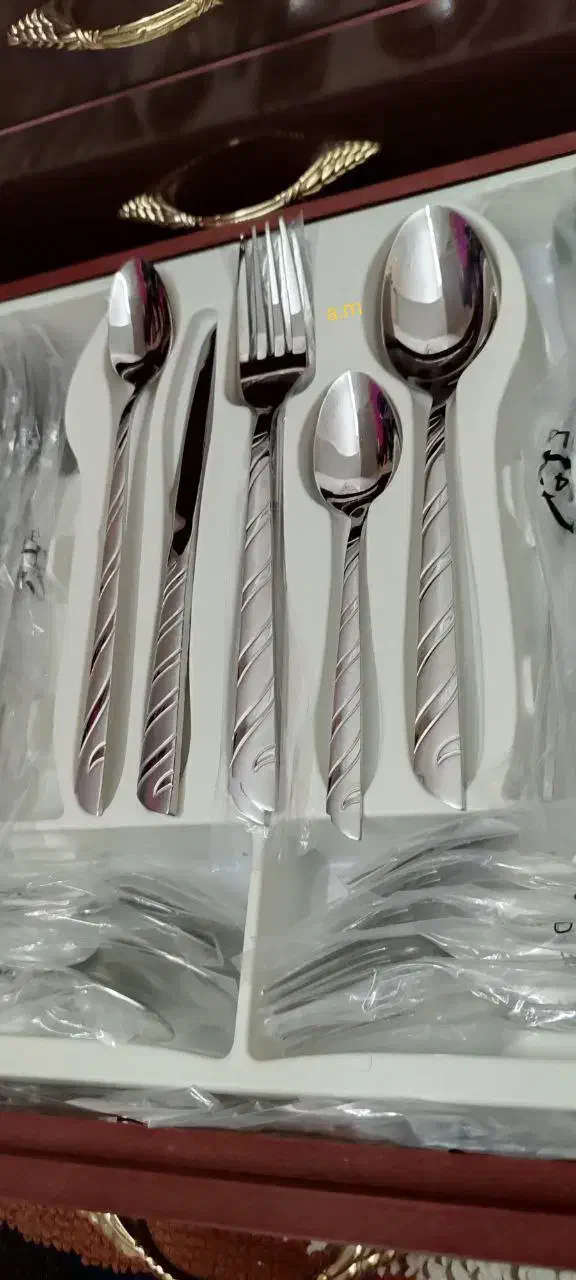 سرویس ۲۴ نفره ۱۴۴ پارچه قاشق و چنگال یونیک آلمان|ظروف سرو و پذیرایی|تهران, تهرانسر غربی|دیوار