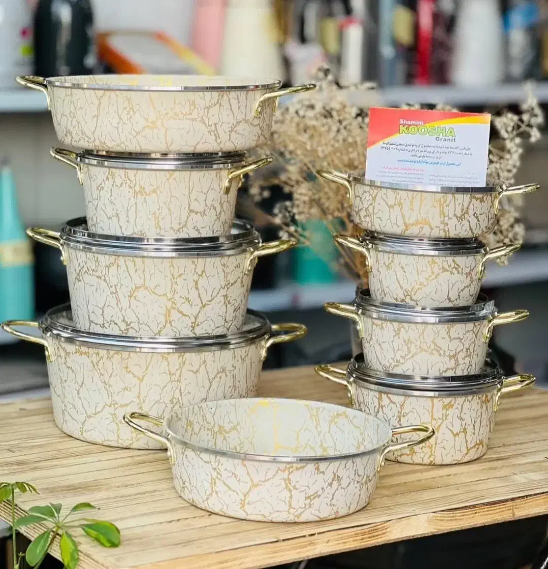 سرویس دیگ ۱۵پارچه|ظروف پخت‌وپز|زابل, |دیوار