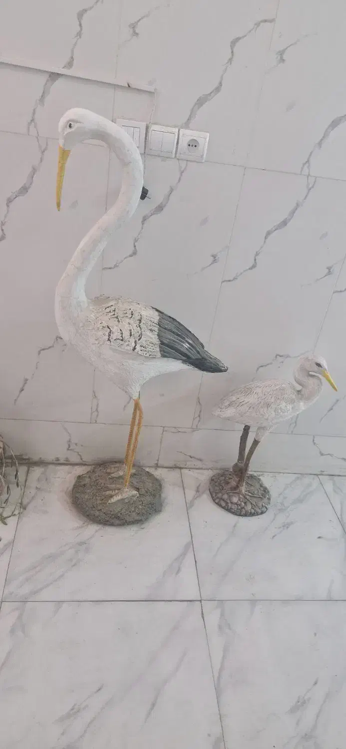 فلامینگو اردک ۲۵۰۰تومن جفت|مجسمه، تندیس، ماکت|قدس, شهر‌قدس|دیوار